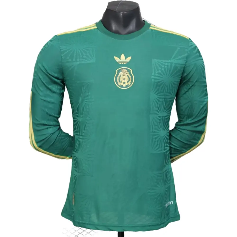 2025-26-Mexico Green Long Sleeve-Jersey-Player Edition