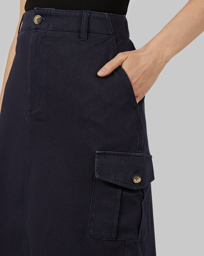WOMEN'S STRETCH TWILL CARGO SKIRT