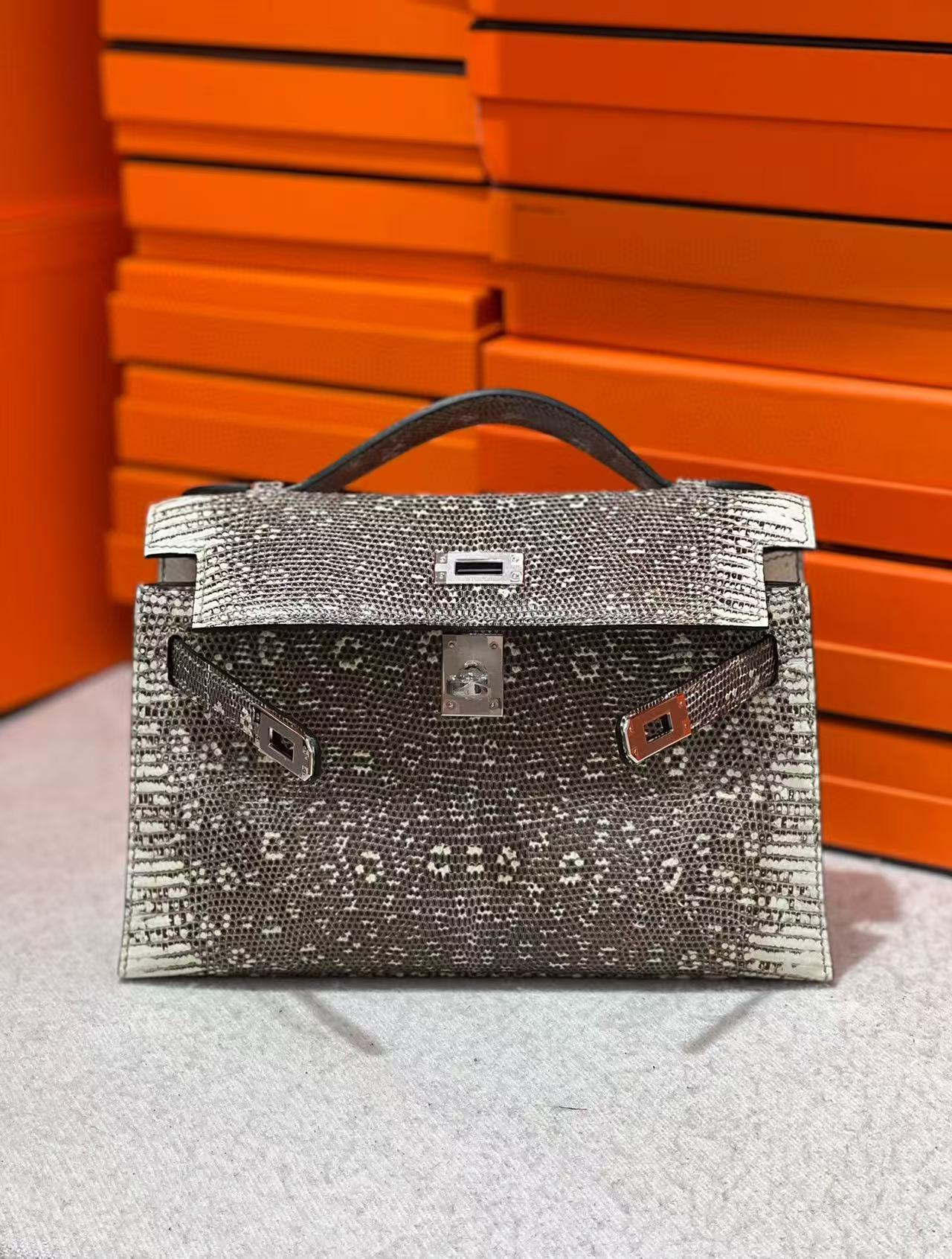 Hermes Advanced customization Kelly1 Lizard skin