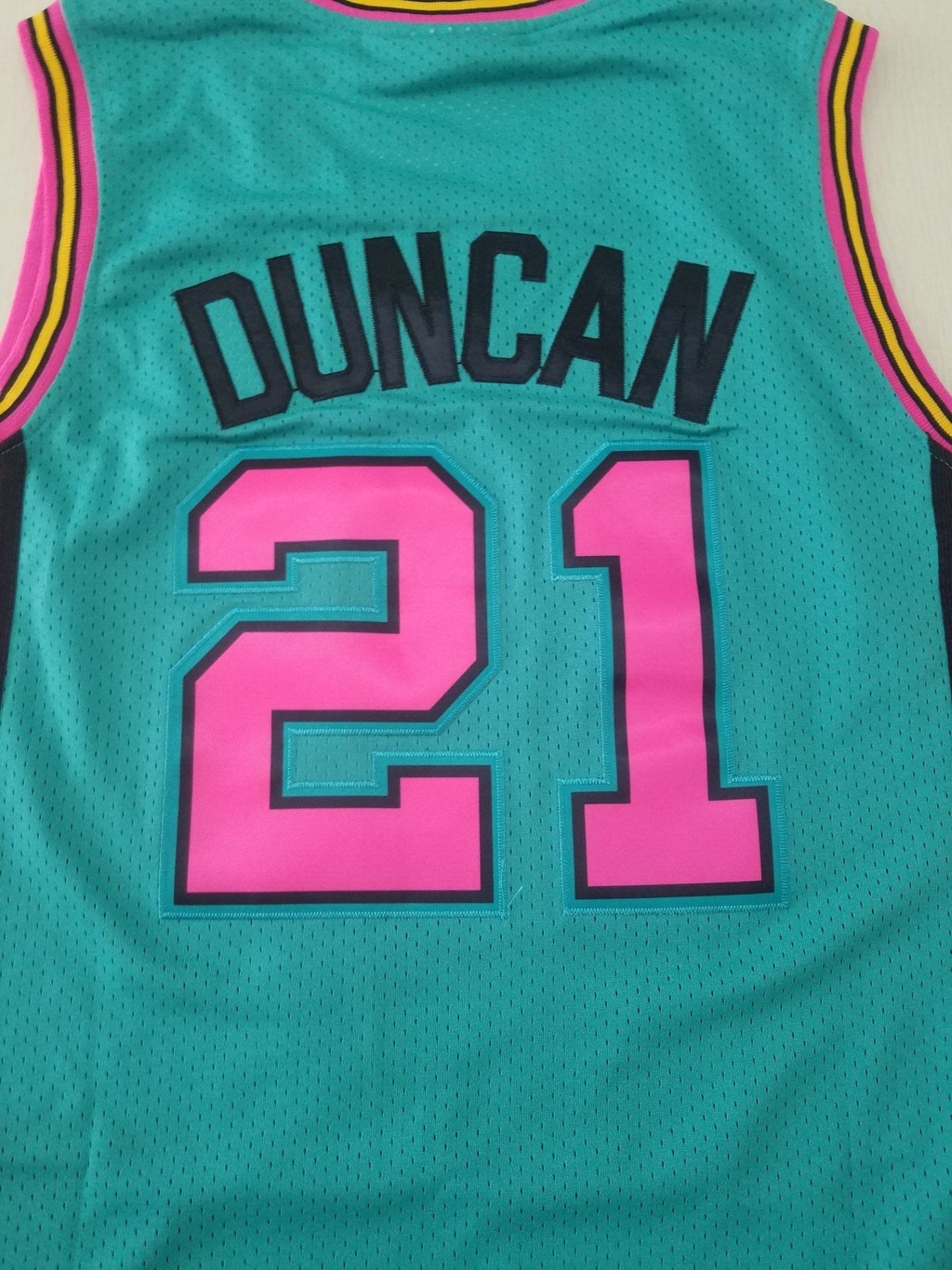 Men's San Antonio Spurs Tim Duncan Green 1998/99 Classics Swingman  Jersey