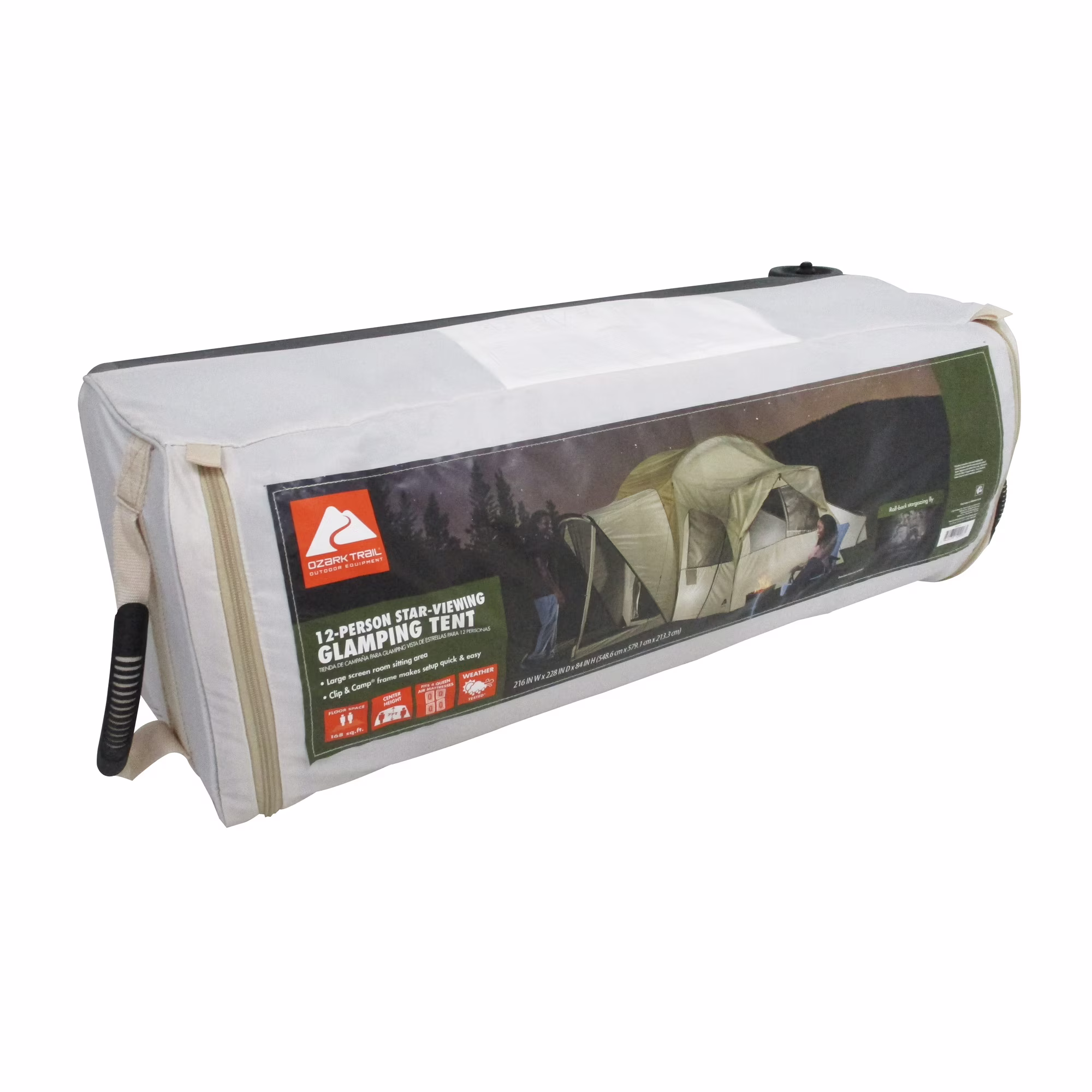 💥Costco-Last Day For Clearance✨Ozark Trail, 12-Person Glamping Tent, 19' x 18' x 84”, 42.62 lbs.