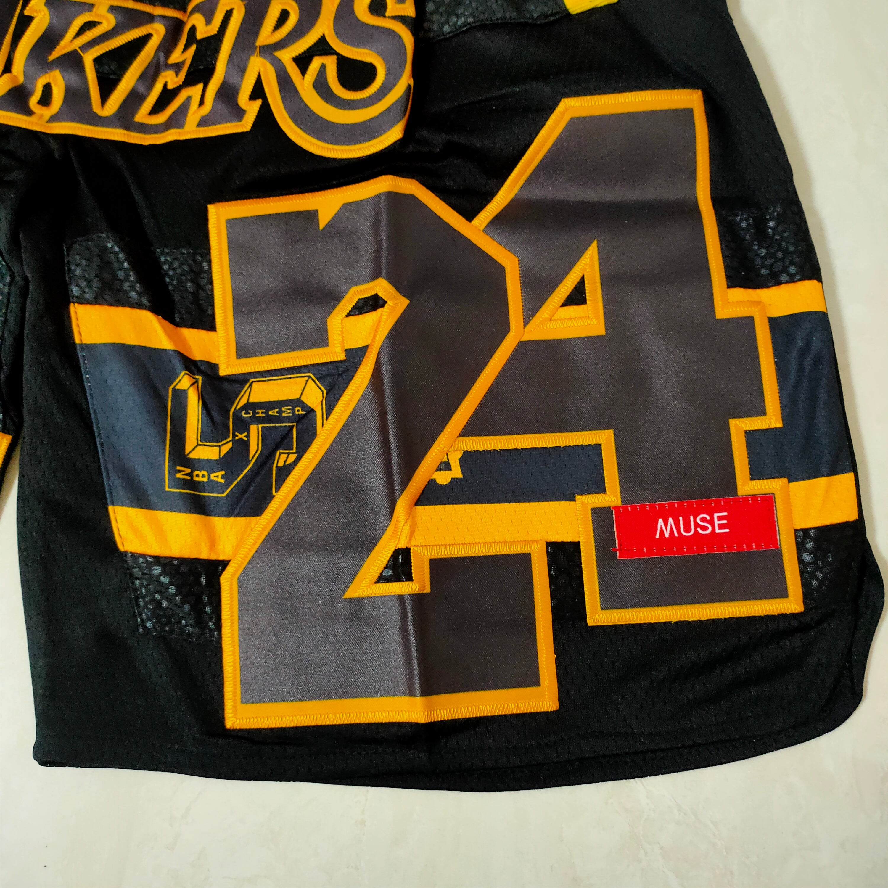 Los Angeles Lakers Kobe Bryant Black Pocket Pants
