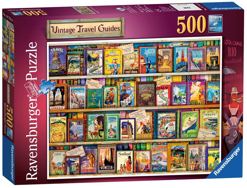 Vintage Travel – 500 Piece Jigsaw Puzzle (Ravensburger)