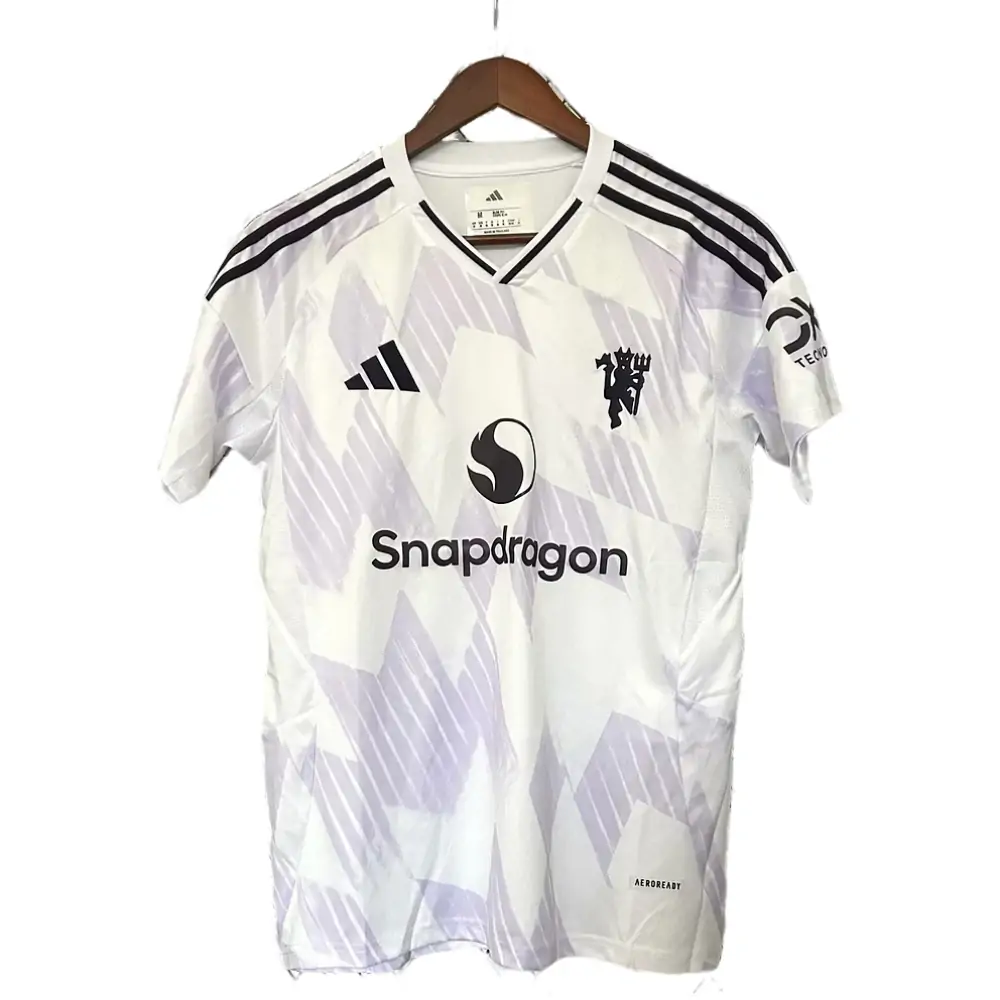 2025-26 Manchester United Away Purple and White - Jersey - Fan Edition