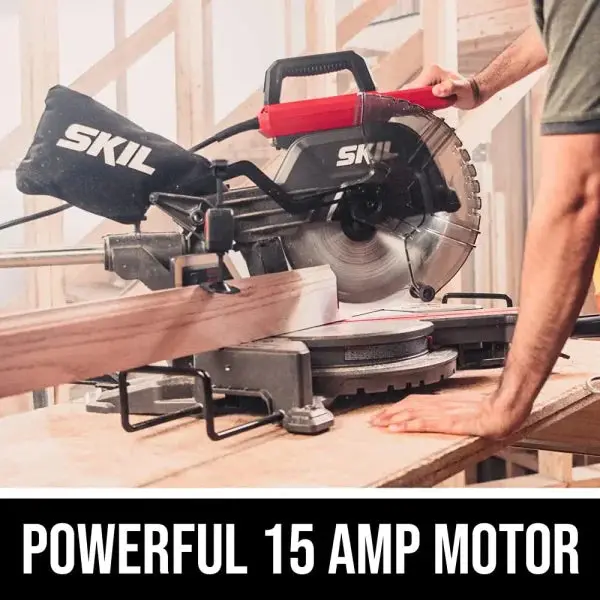 10-Inch Dual-Bevel Sliding Compound Miter Saw – 15-Amp Corded Precision Tool