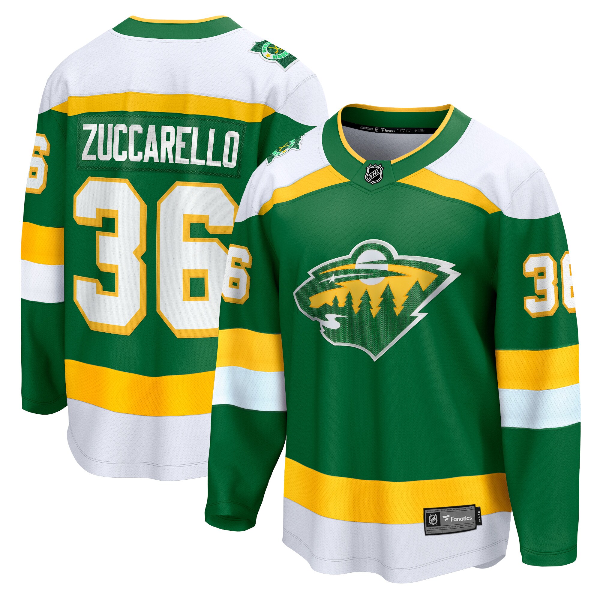 Mats Zuccarello Minnesota Wild Fanatics Alternate Premier Breakaway   Jersey – Green