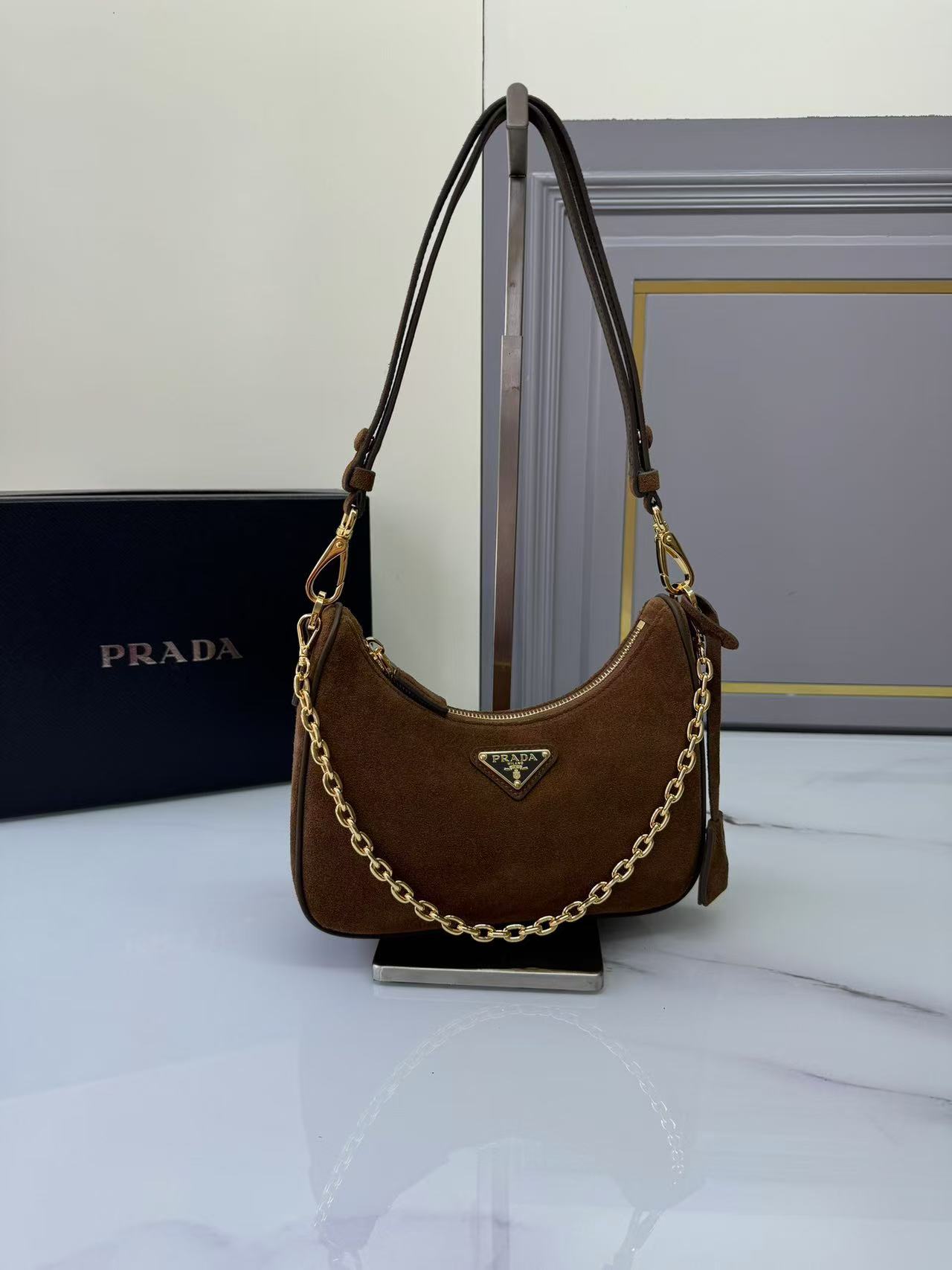 Prada Re-Edition Suede Mini Bag