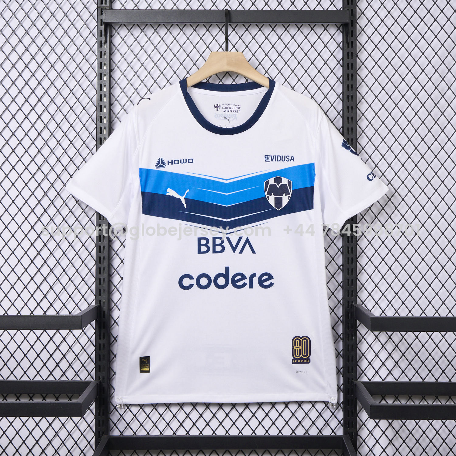 Rayados Monterrey 25-26 Away White Jersey - Fans Version