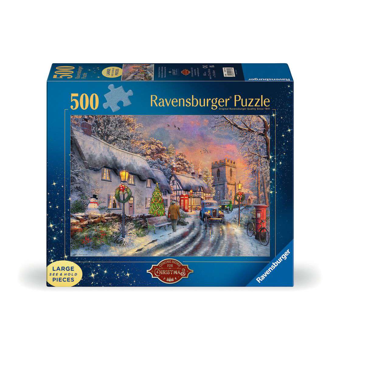 Coming Home for Christmas - 500 Piece Large Piece Jigsaw Puzzle (Ravensburger)