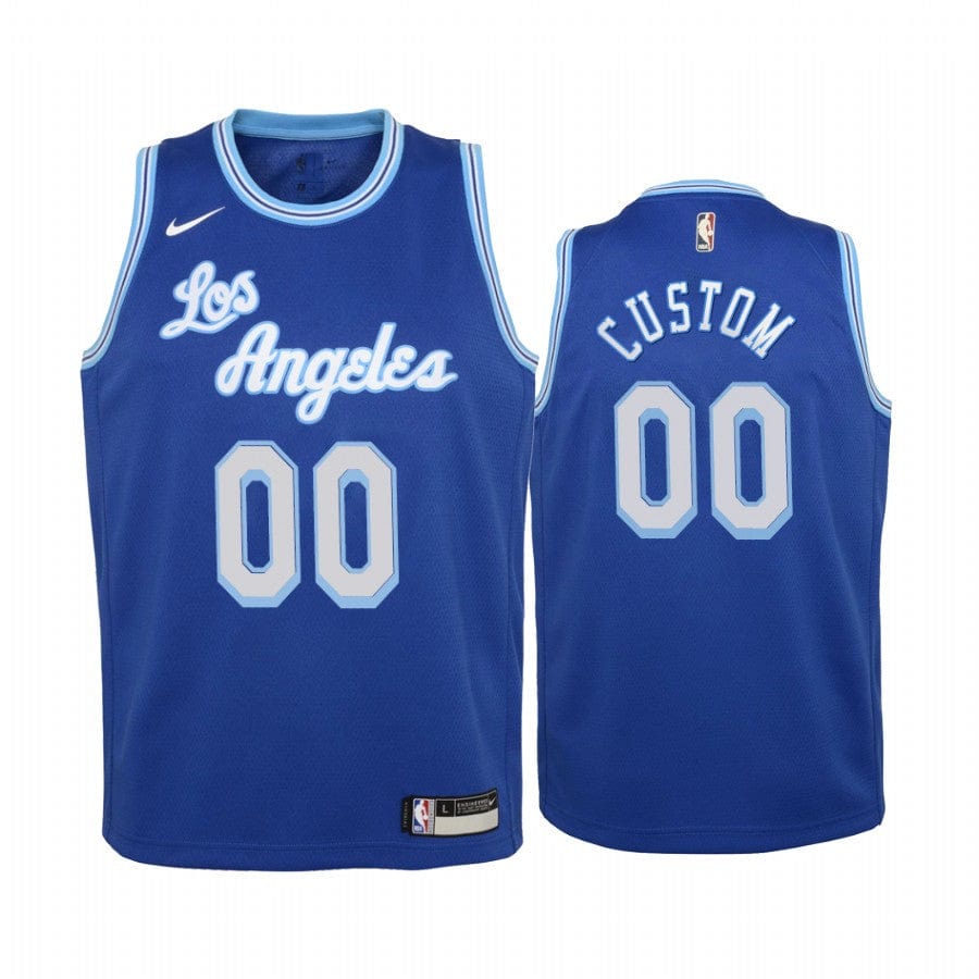 Custom Los Angeles Lakers Throwback AUTHENTIC Jersey