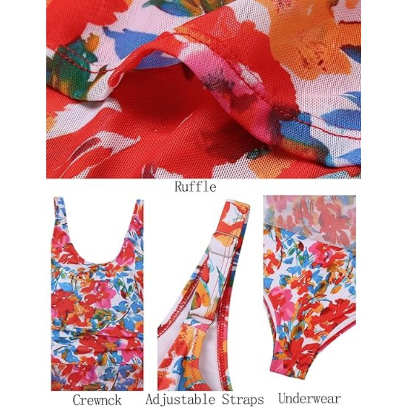 Women's One Piece Swim Dress Swimsuit