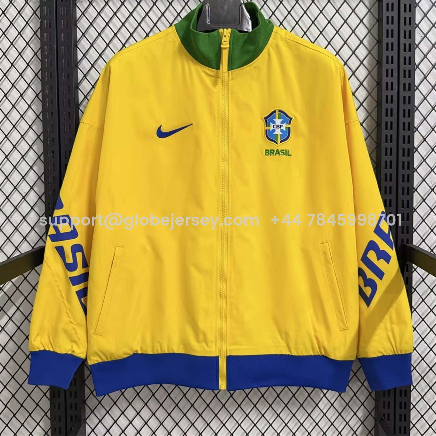 Brazil 2026 Windbreaker Jacket - Yellow