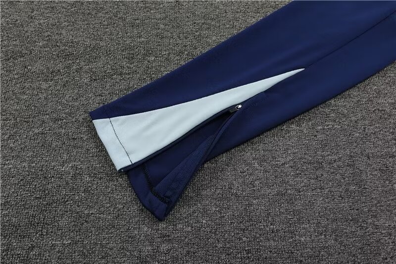 2024/25 France half-pull training jersey royal blue 1:1 Thai quality set