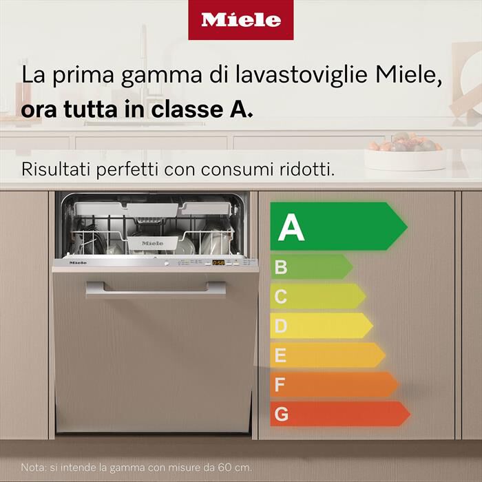MIELE - Lavastoviglie G 5811 SCU OBSW Classe A 14 coperti-Nero Ossidiana