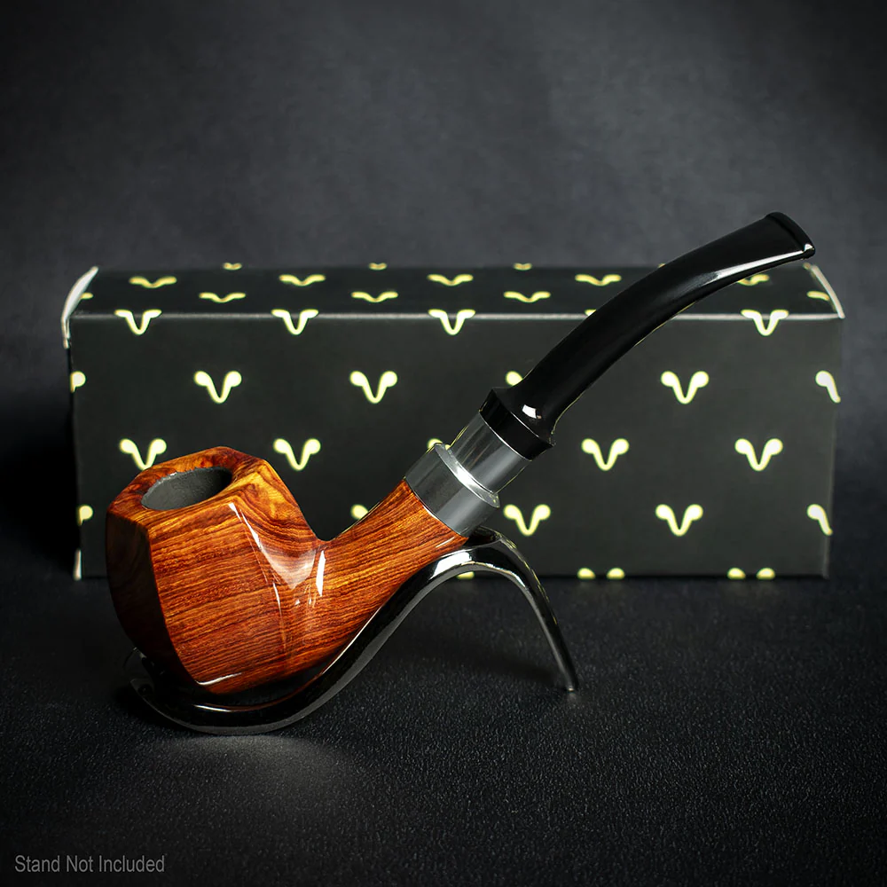 Smoke-King 9mm Rosewood Budget Pipe - Bent