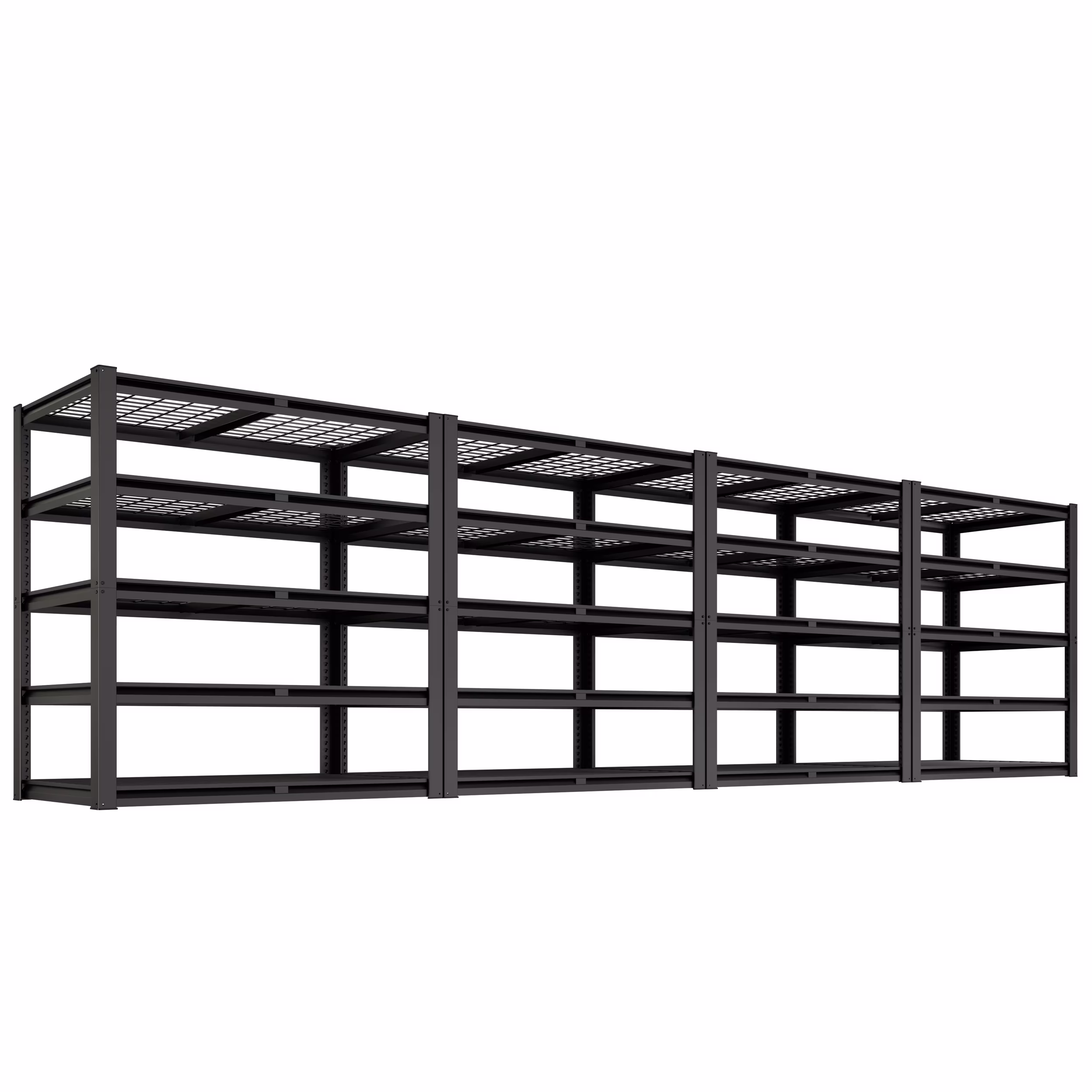 Prilinex 2500LBS Metal Storage Shelves Garage Shelving Unit 5 Tier Heavy Duty Storage Rack for Warehouse Pantry Closet 48