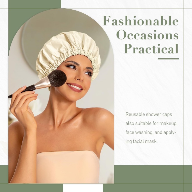 Reusable Shower Cap for Women