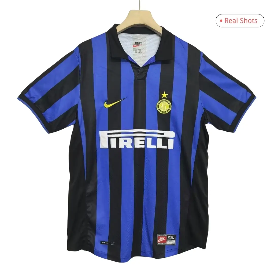 Inter Milan 1998/99 Home Retro Football Jersey