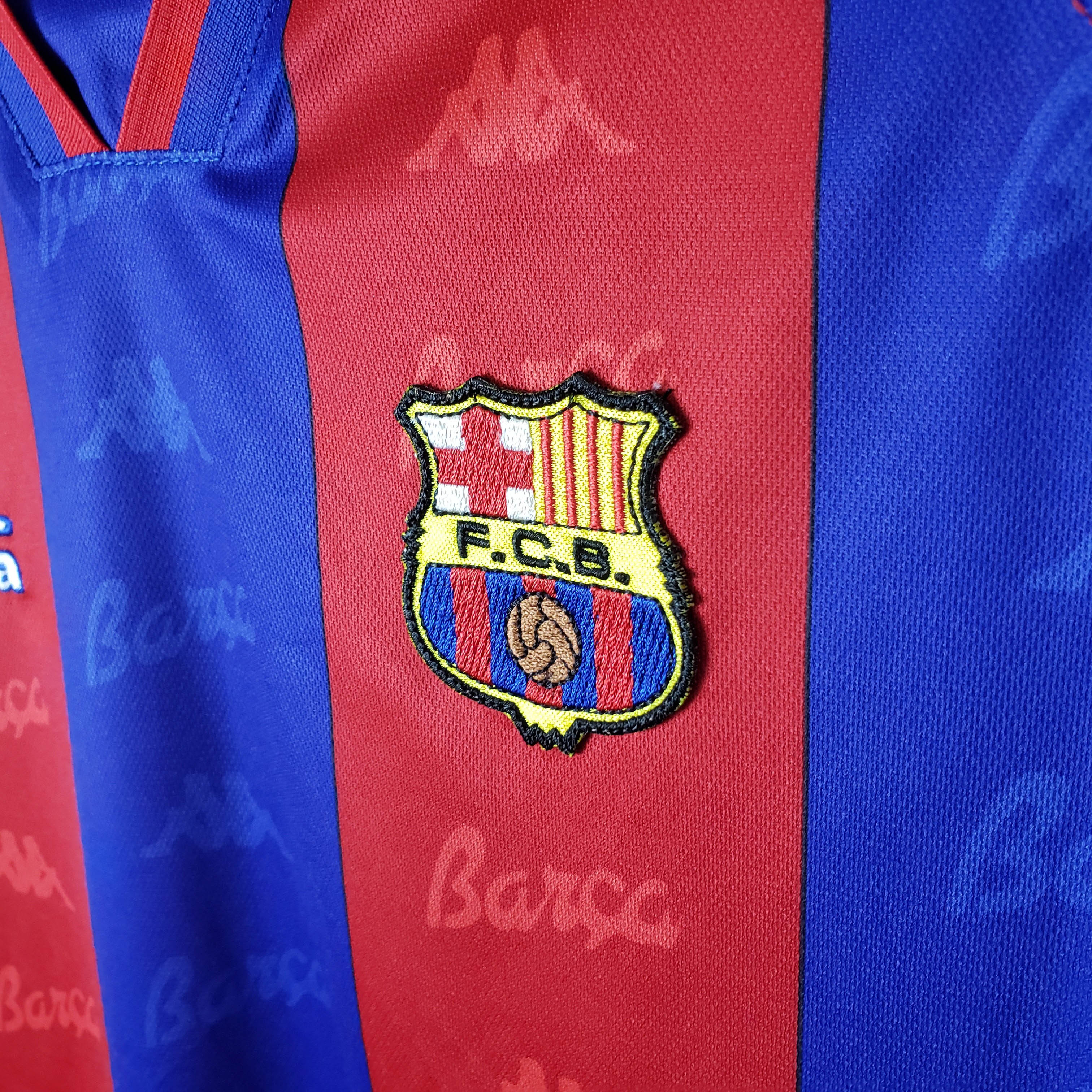 1996/97 retro Barcelona home jersey 1:1 Thai quality-Fans Edition