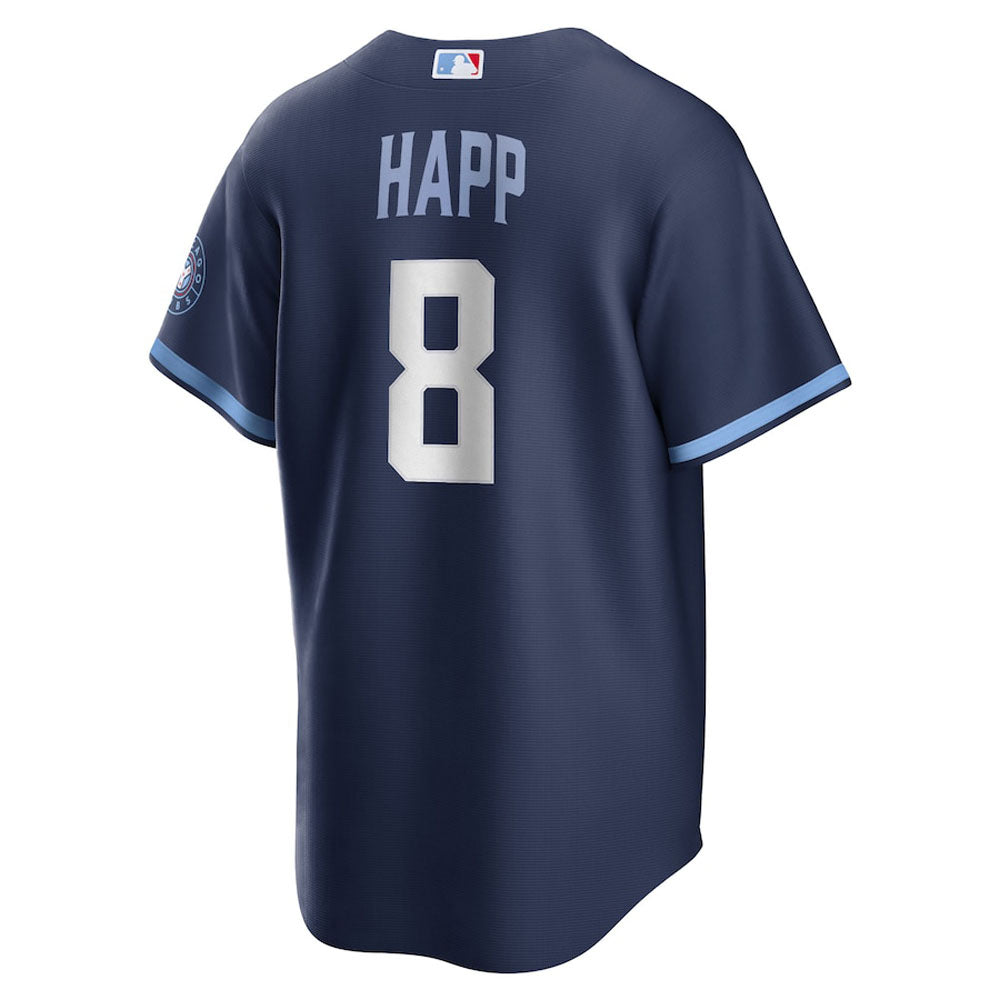Men's Chicago Cubs Ian Happ City Connect Replica Jersey - Navy