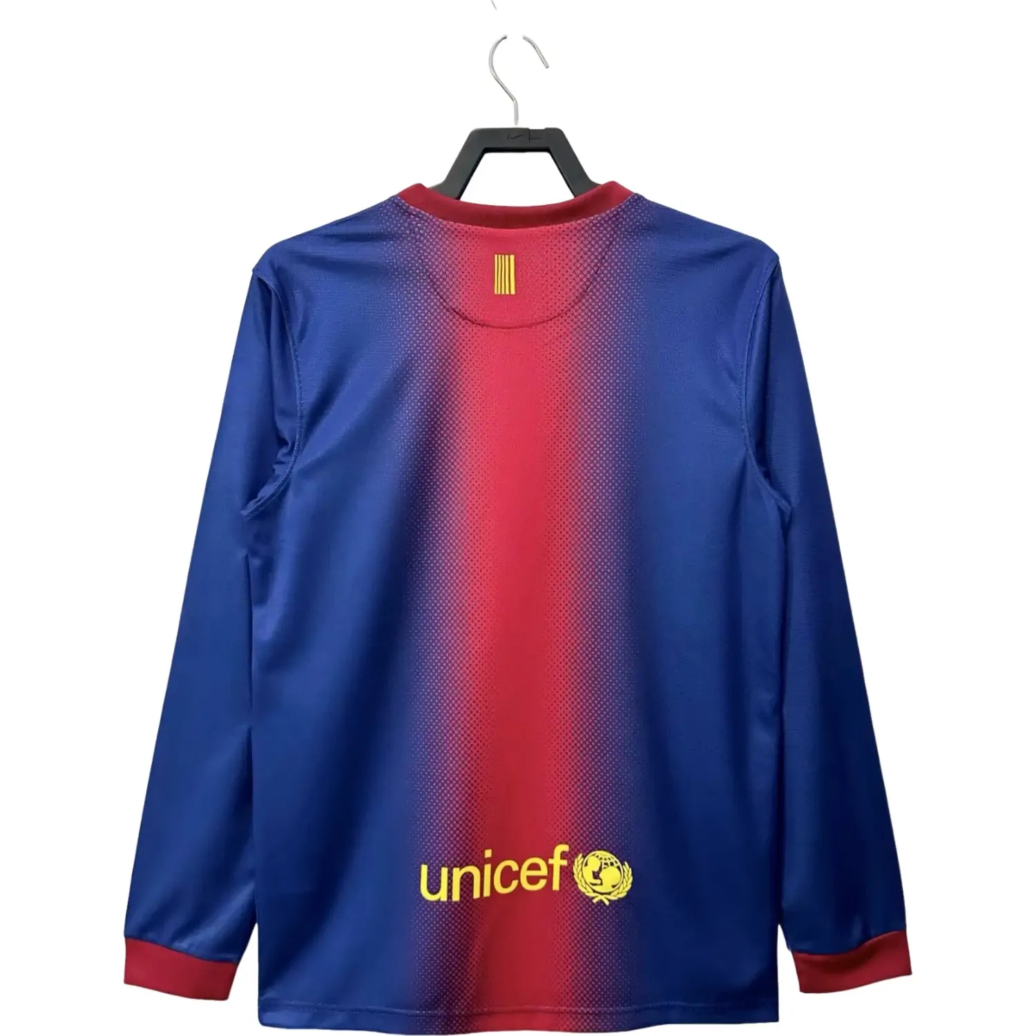 2012-13 Barcelona Home Long Sleeve Jersey - Fans Edition