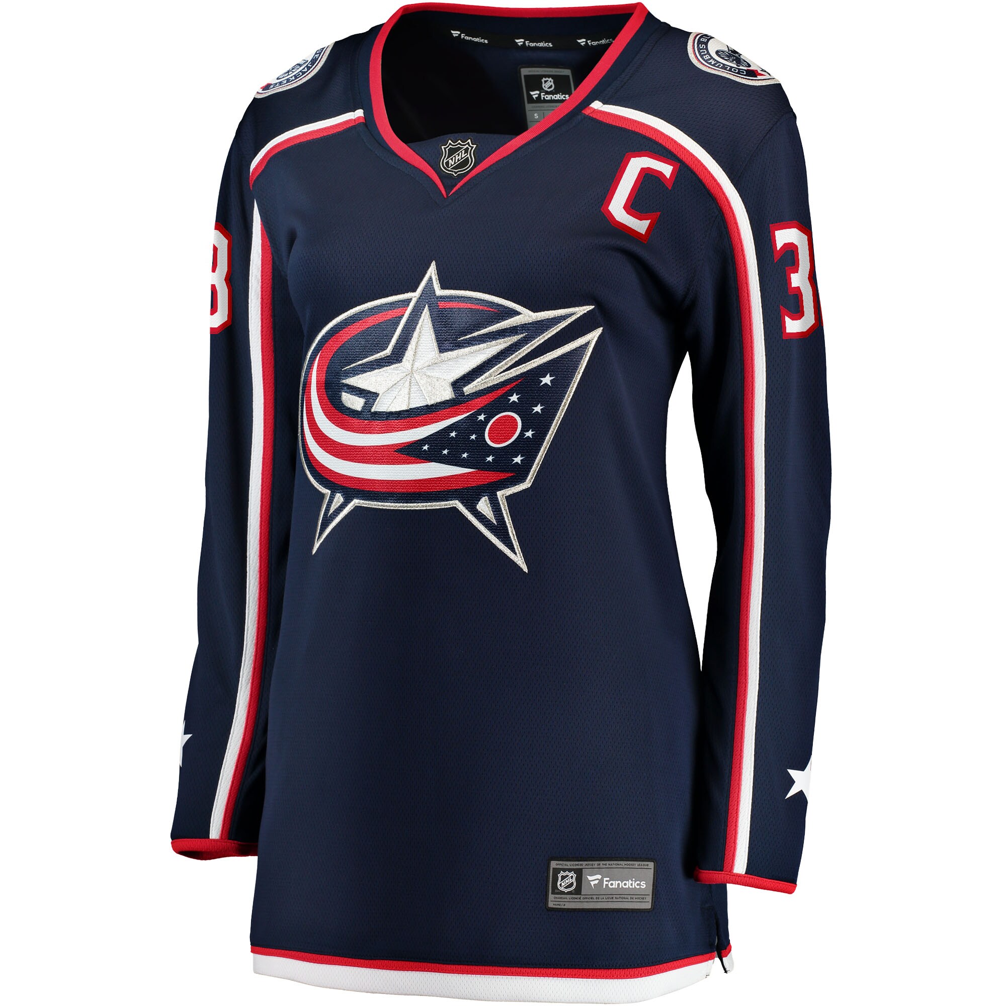 Boone Jenner Columbus Blue Jackets Women’s Home Breakaway   Jersey – Navy