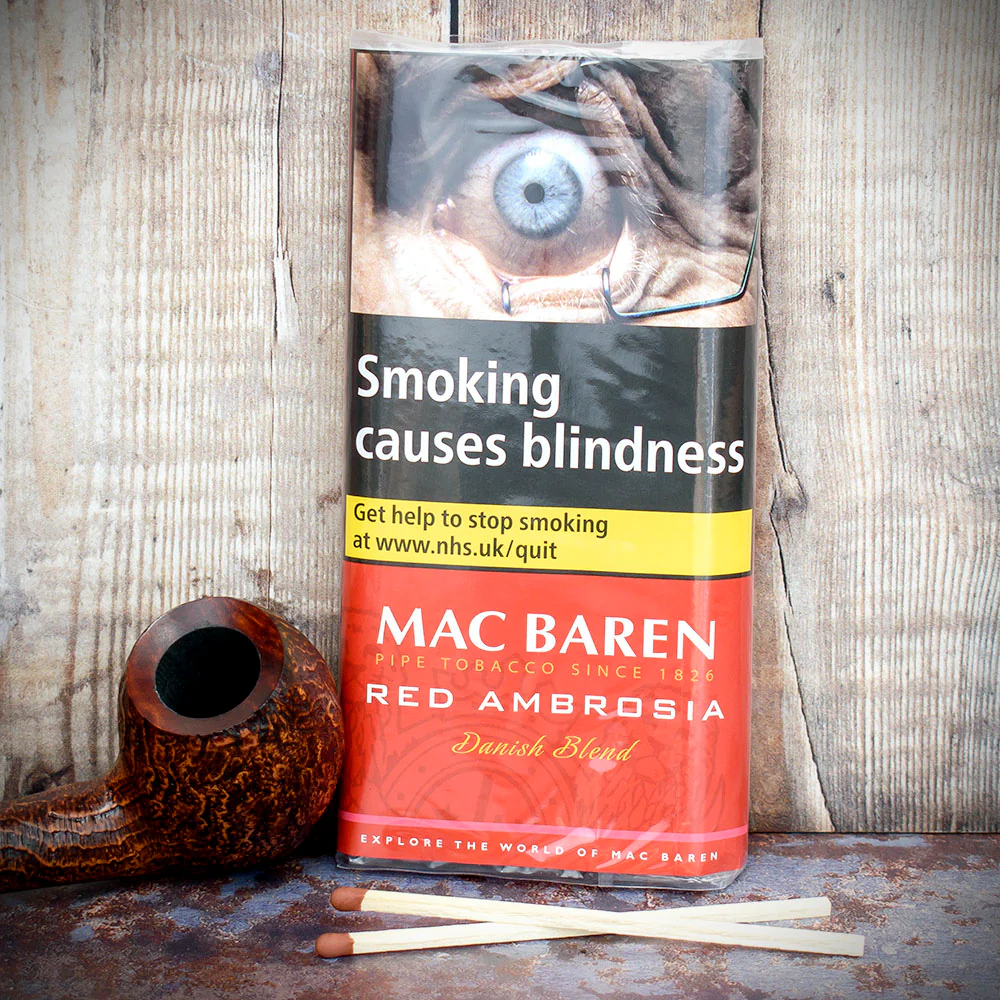 Mac Baren Red Ambrosia Cherry Ambrosia Pipe Tobacco - 40g Packet