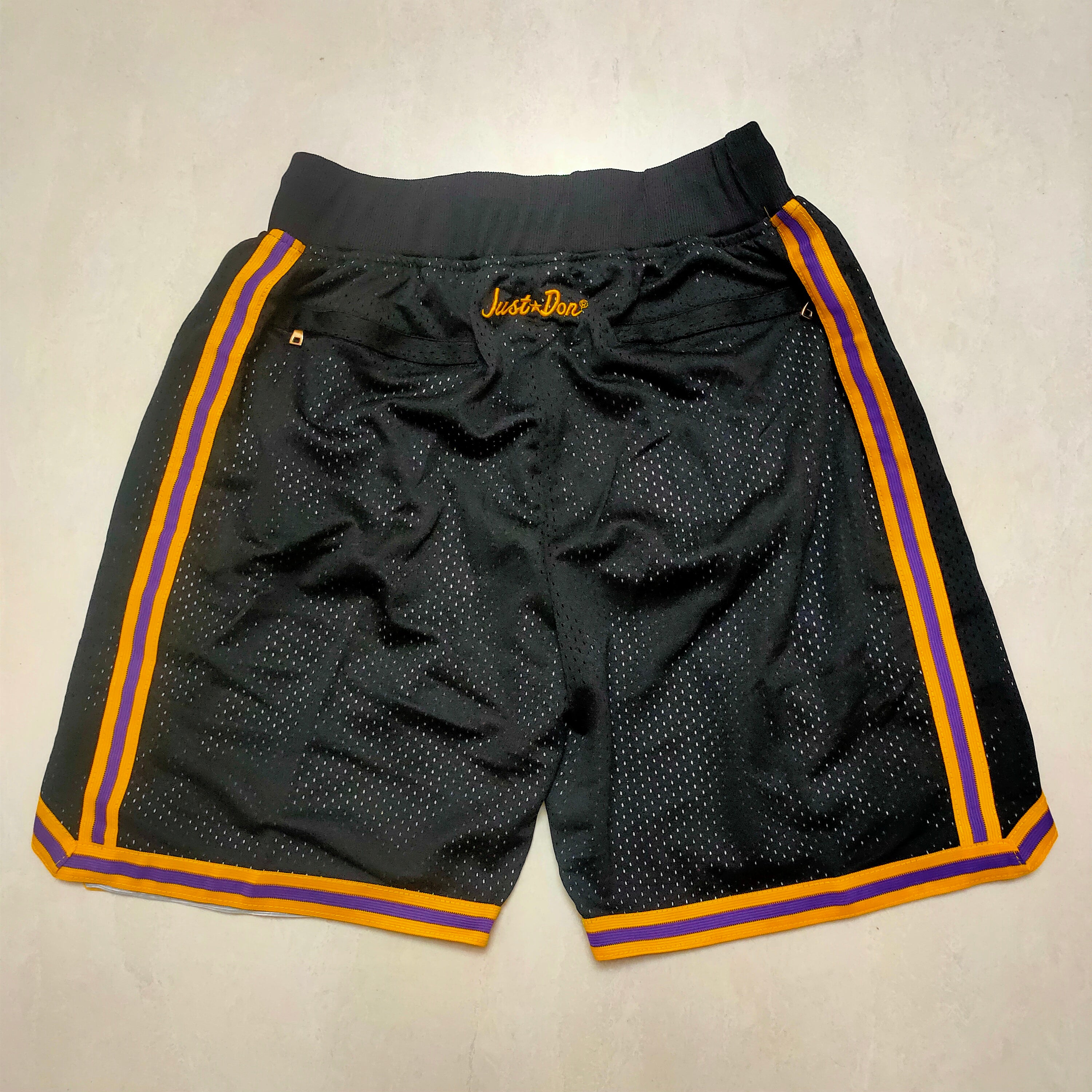 Los Angeles Lakers BOB8-24 black pocket pants