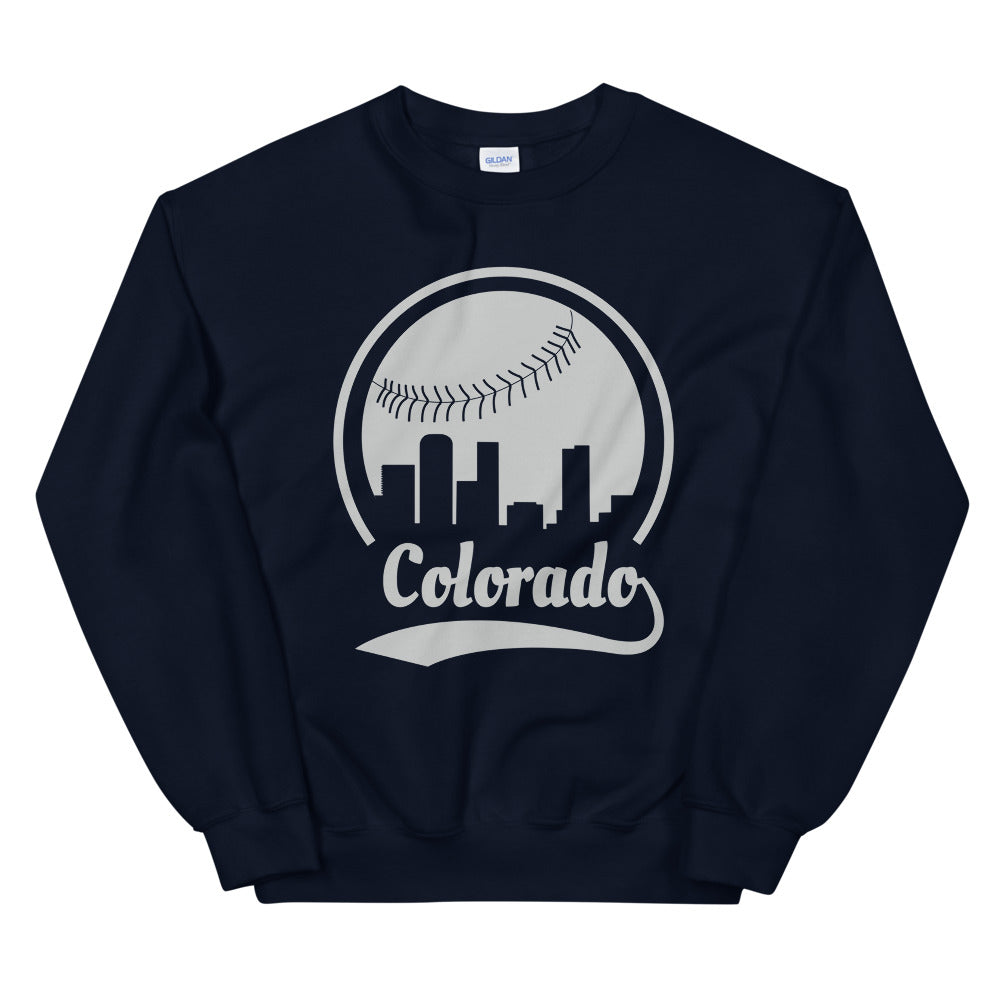 Unisex Colorado Rockies Baseball Crewneck Sweatshirt