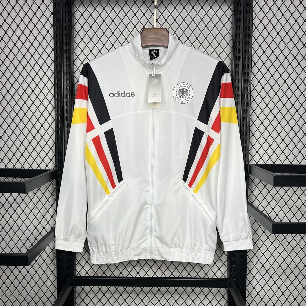 Germany 2024 White Windbreaker - Player Version