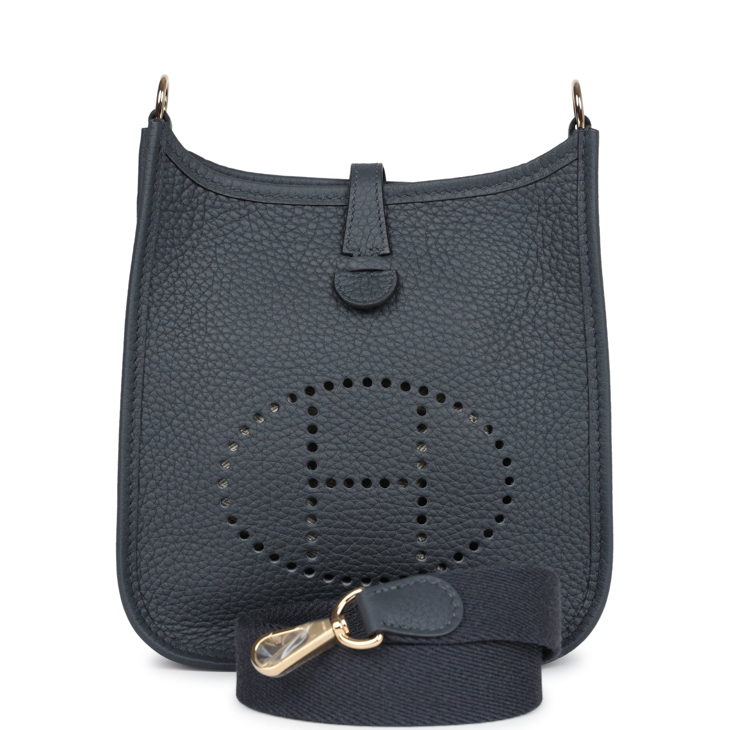 Evelyne TPM Gris Misty Clemence Permabrass Hardware