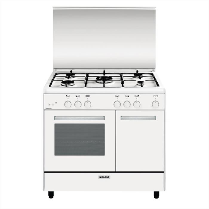 GLEM GAS - Cucina a gas AR965GX Classe A-Bianco