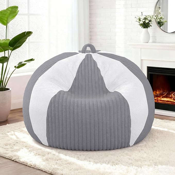 BUBBLEBEAN 2FT Bean Bag Chairs Teardrop Beanbag Chair