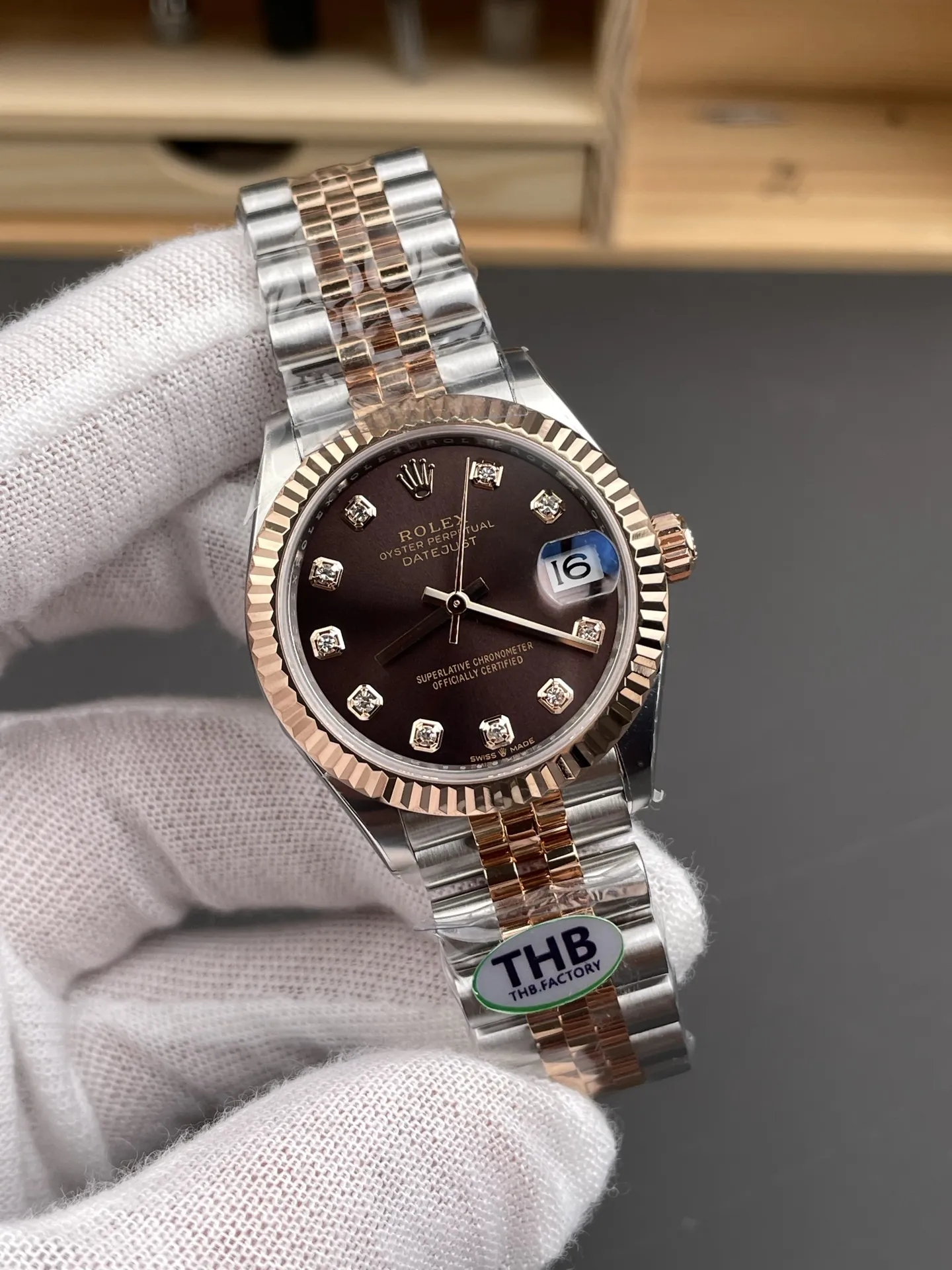 Rolex Datejust Two-Tone Rose Gold Ladies 31mm