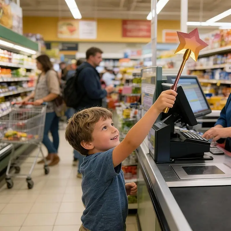 Star Magic Wands Contactless Payment Card Holder | 3D Printed Wand Tap To Pay