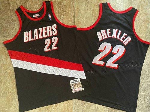 Clyde Drexler Portland Trailblazers Throwback Jersey