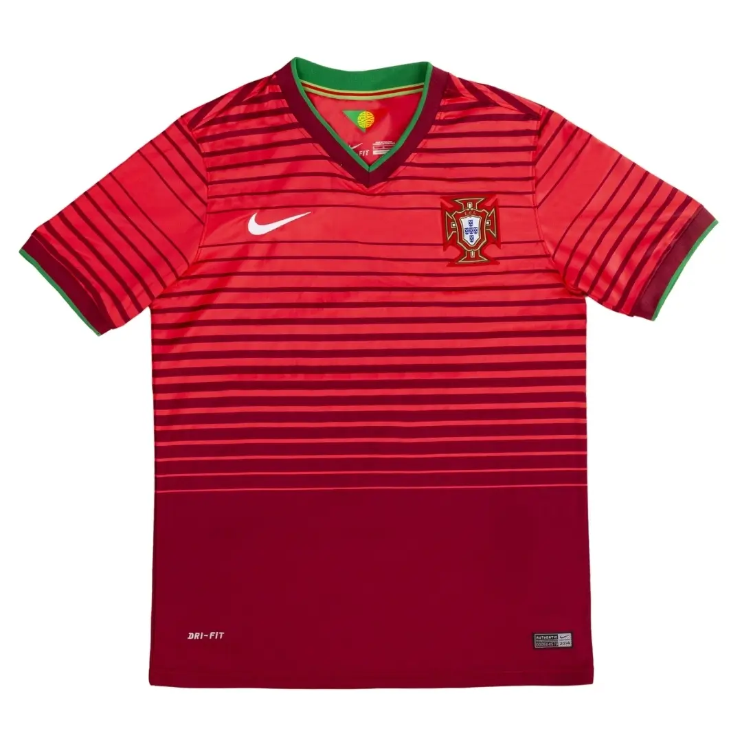 Portugal 2014 Home Retro Football Jersey