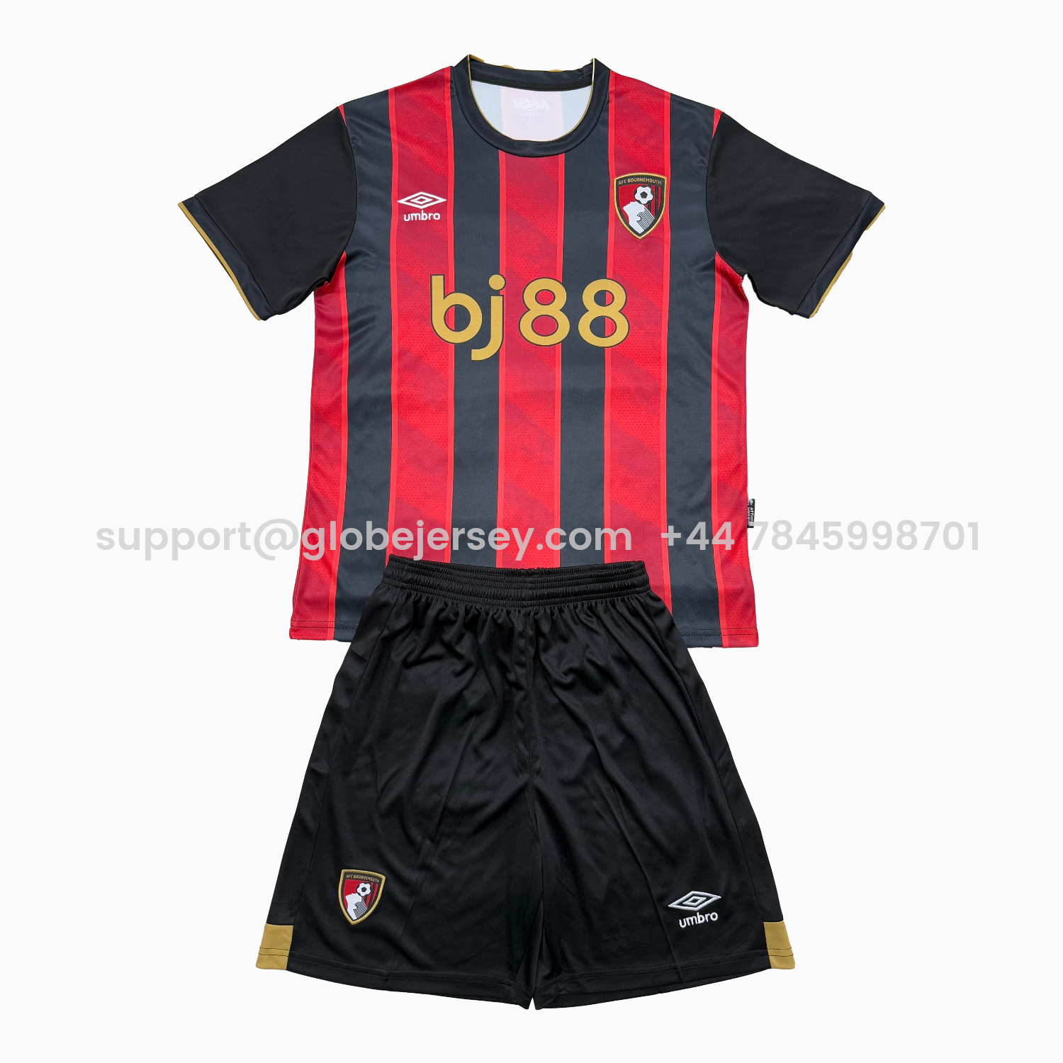 Bournemouth 25-26 Home Men's Adult Jersey Set - Fans Version