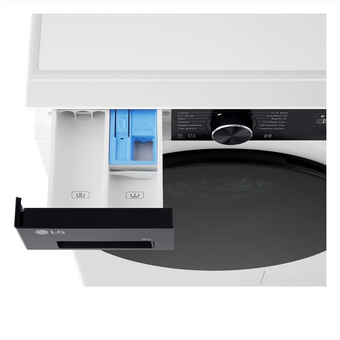LG - Lavatrice AI DD F4NX5009THB 9kg 1400g Classe A-40%-Bianco