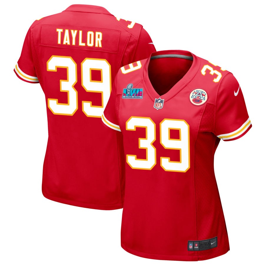 Keith Taylor Kansas City Chiefs Nike Women's Super Bowl LVII Game Jersey - Red