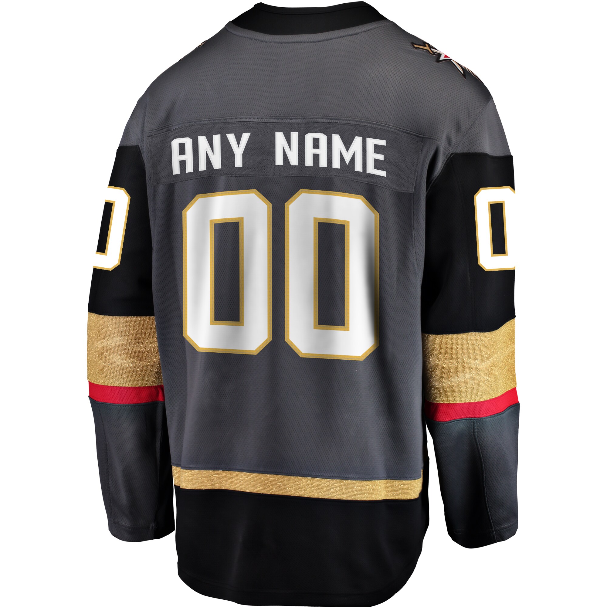 Vegas Golden Knights Fanatics Alternate Breakaway Custom Jersey – Gray