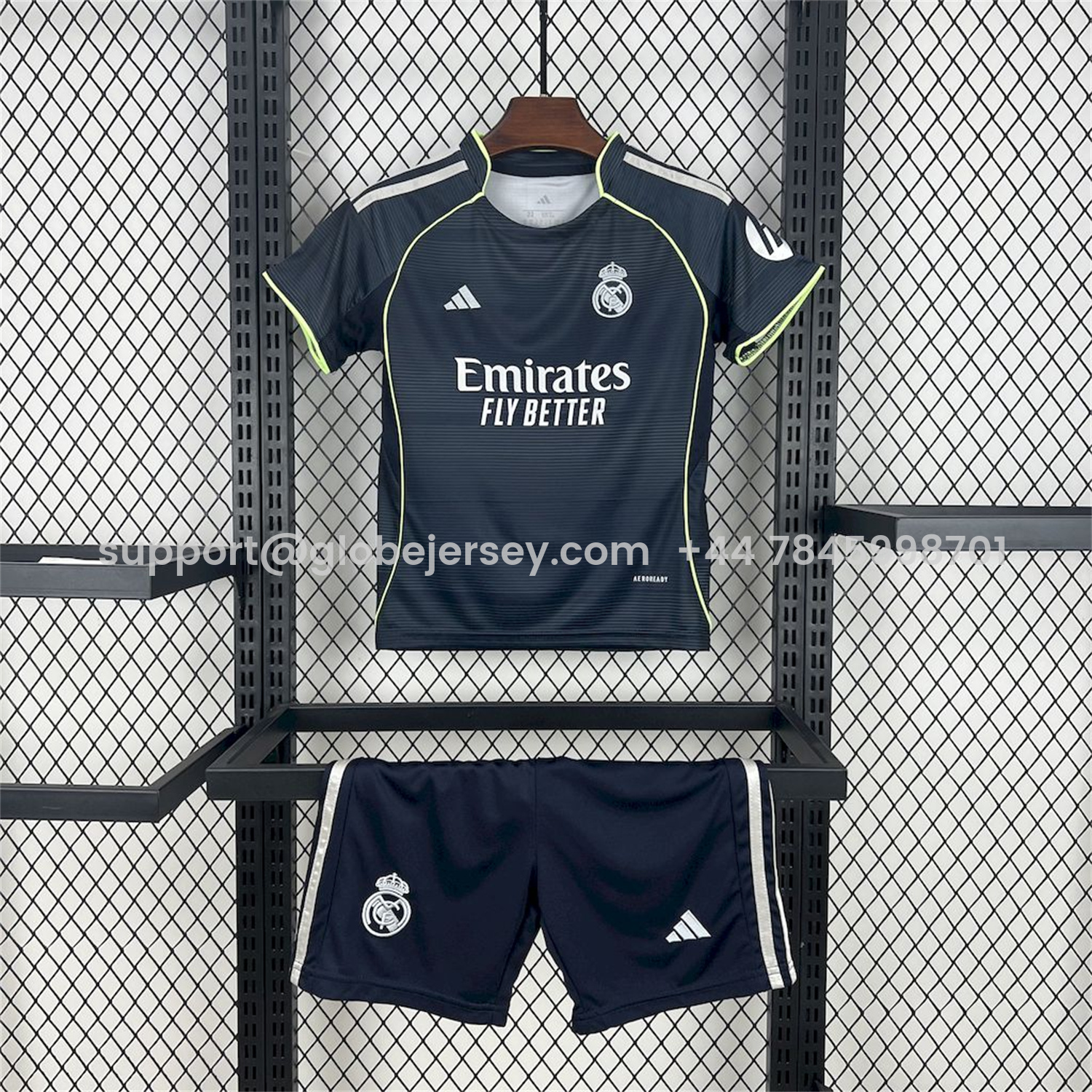 Real Madrid 25-26 Away Kids Kit - Fans Version