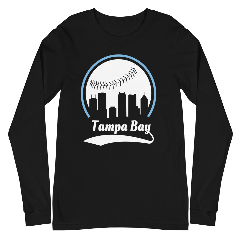 Unisex Tampa Bay Rays Baseball Long Sleeve Tee Shirt