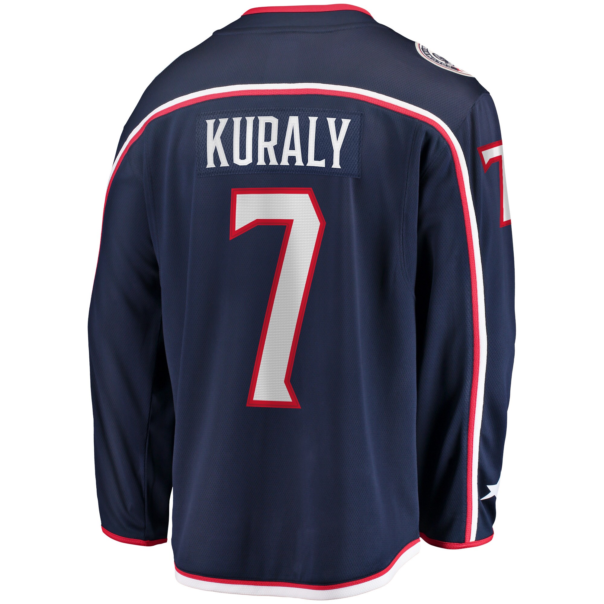 Sean Kuraly Columbus Blue Jackets Fanatics Home Breakaway   Jersey – Navy