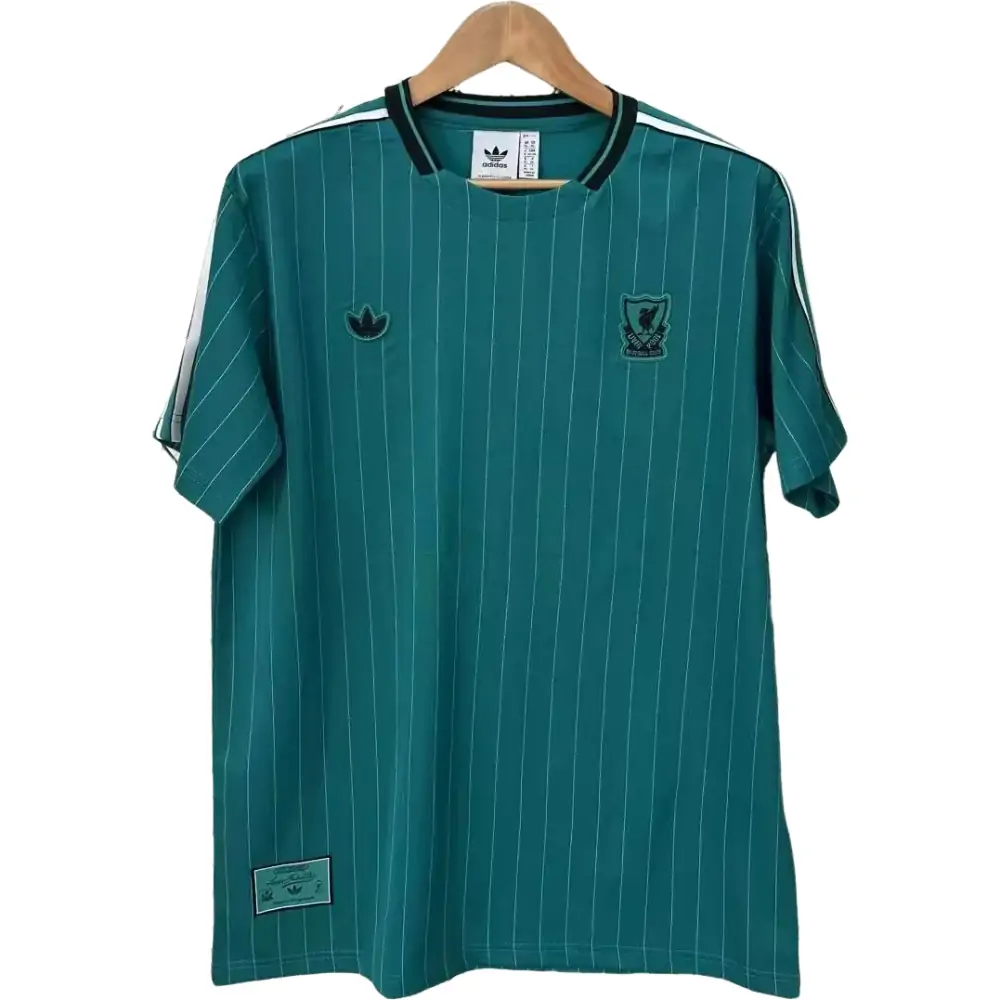 2025-26 Liverpool Retro Green Jersey - Fan Edition