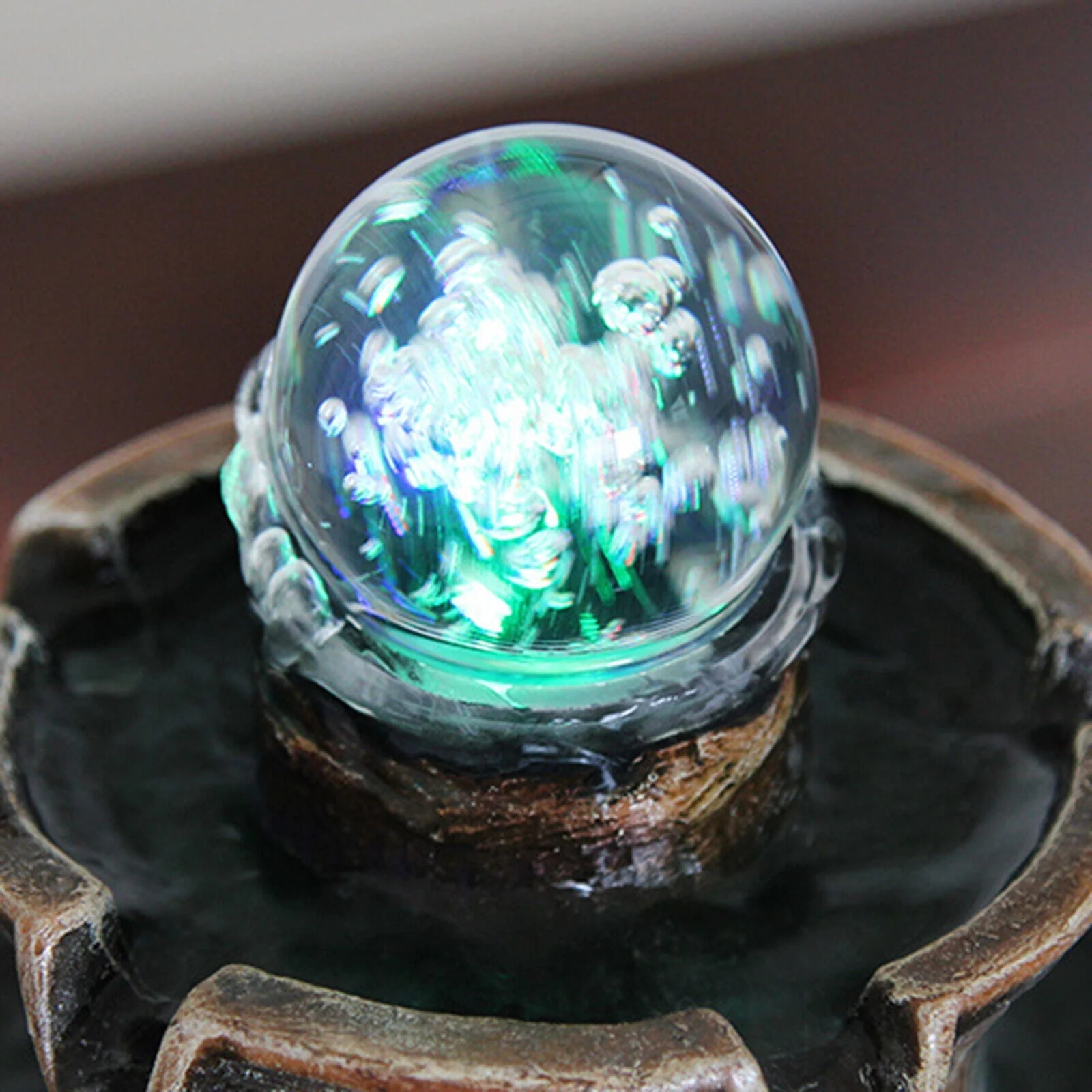 3Tier Resin Indoor Tabletop Waterfall Feature Fountain Home Office Desktop Decor