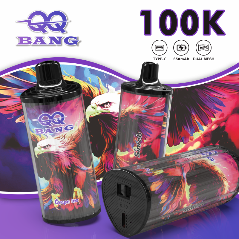 E-papieros Jednorazowy QQ BANG 100K | E-Szisza RGB | Dostawa 48h