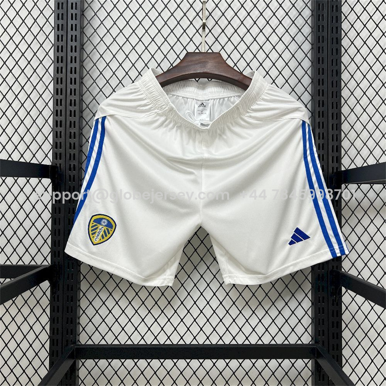 Leeds United 25-26 Home White Shorts - Fans Version