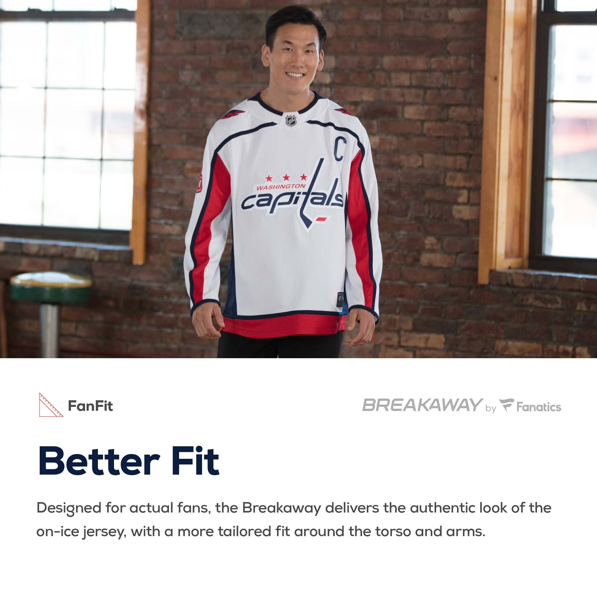 Washington Capitals 2018 Stanley Cup Champions Away Breakaway Custom Jersey – White