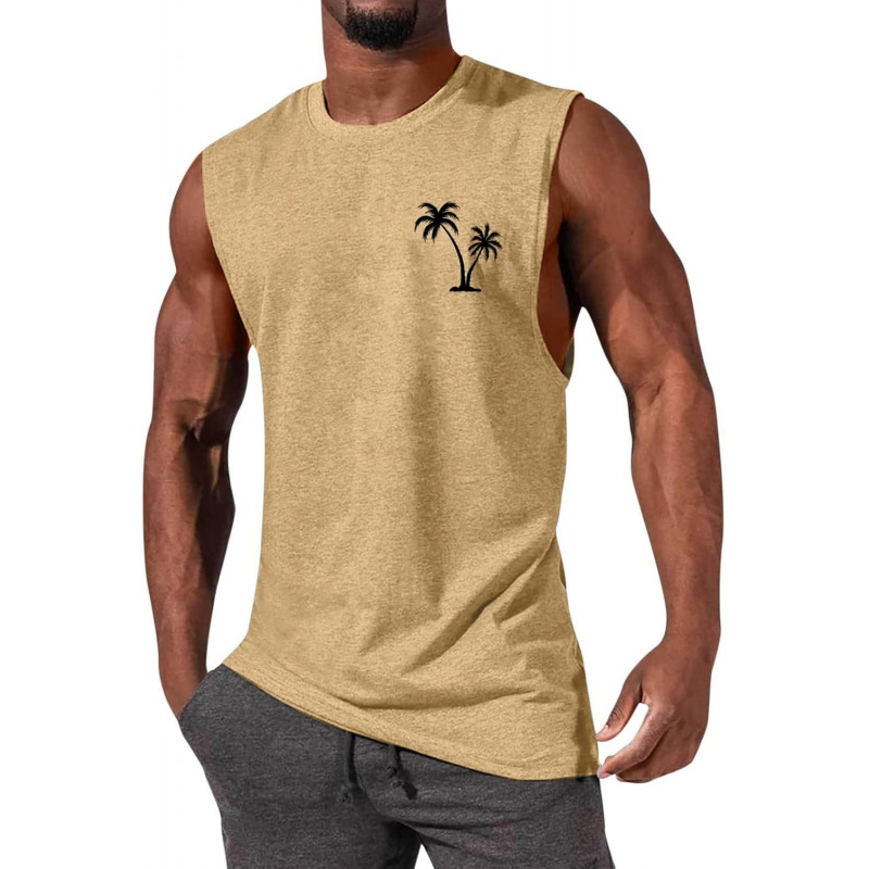 Men's Tank Tops Sleeveless Tee Shirts Casual Summer